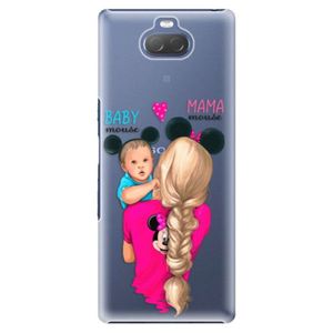 Plastové puzdro iSaprio - Mama Mouse Blonde and Boy - Sony Xperia 10 Plus vyobraziť