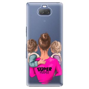 Plastové puzdro iSaprio - Super Mama - Two Boys - Sony Xperia 10 Plus vyobraziť