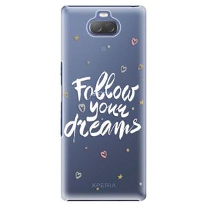 Plastové puzdro iSaprio - Follow Your Dreams - white - Sony Xperia 10 Plus vyobraziť