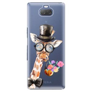 Plastové puzdro iSaprio - Sir Giraffe - Sony Xperia 10 vyobraziť