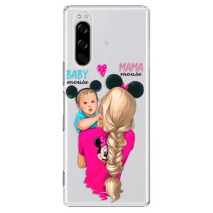 Plastové puzdro iSaprio - Mama Mouse Blonde and Boy - Sony Xperia 5 vyobraziť