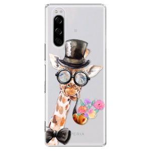 Plastové puzdro iSaprio - Sir Giraffe - Sony Xperia 5 vyobraziť
