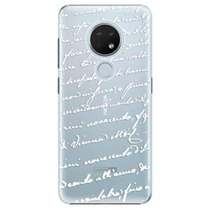 Plastové puzdro iSaprio - Handwriting 01 - white - Nokia 6.2 vyobraziť