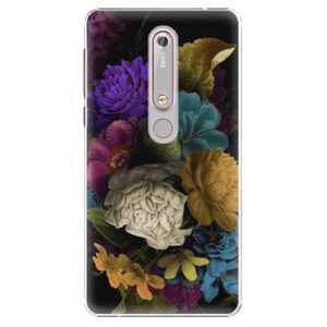 Plastové puzdro iSaprio - Dark Flowers - Nokia 6.1 vyobraziť