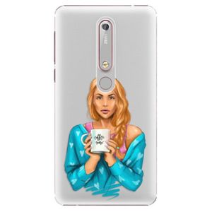 Plastové puzdro iSaprio - Coffe Now - Redhead - Nokia 6.1 vyobraziť