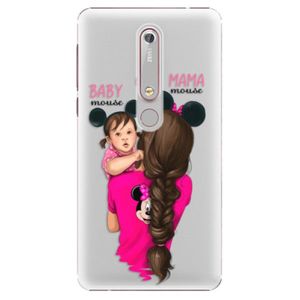 Plastové puzdro iSaprio - Mama Mouse Brunette and Girl - Nokia 6.1 vyobraziť
