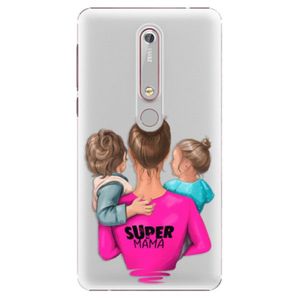 Plastové puzdro iSaprio - Super Mama - Boy and Girl - Nokia 6.1 vyobraziť