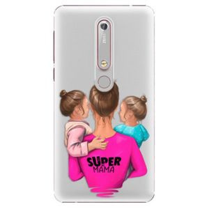 Plastové puzdro iSaprio - Super Mama - Two Girls - Nokia 6.1 vyobraziť