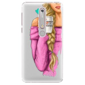 Plastové puzdro iSaprio - My Coffe and Blond Girl - Nokia 6.1 vyobraziť