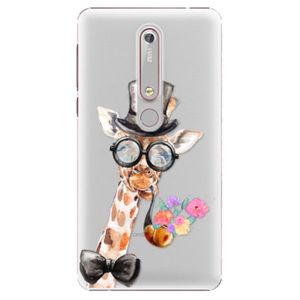 Plastové puzdro iSaprio - Sir Giraffe - Nokia 6.1 vyobraziť