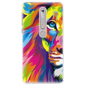 Plastové puzdro iSaprio - Rainbow Lion - Nokia 6.1 vyobraziť