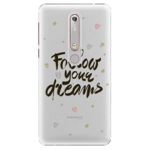 Plastové puzdro iSaprio - Follow Your Dreams - black - Nokia 6.1 vyobraziť