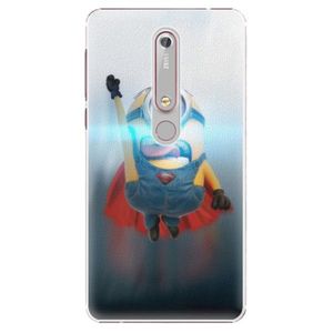 Plastové puzdro iSaprio - Mimons Superman 02 - Nokia 6.1 vyobraziť