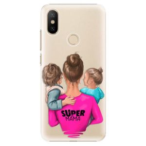 Plastové puzdro iSaprio - Super Mama - Boy and Girl - Xiaomi Mi A2 vyobraziť