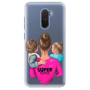 Plastové puzdro iSaprio - Super Mama - Boy and Girl - Xiaomi Pocophone F1 vyobraziť