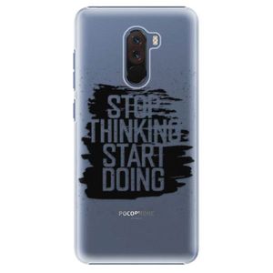 Plastové puzdro iSaprio - Start Doing - black - Xiaomi Pocophone F1 vyobraziť