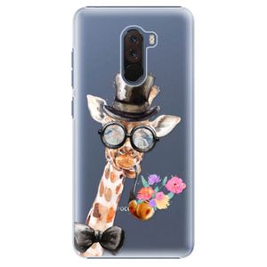 Plastové puzdro iSaprio - Sir Giraffe - Xiaomi Pocophone F1 vyobraziť