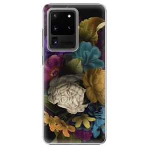 Plastové puzdro iSaprio - Dark Flowers - Samsung Galaxy S20 Ultra vyobraziť