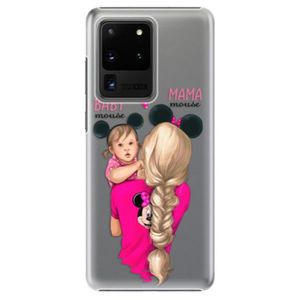 Plastové puzdro iSaprio - Mama Mouse Blond and Girl - Samsung Galaxy S20 Ultra vyobraziť