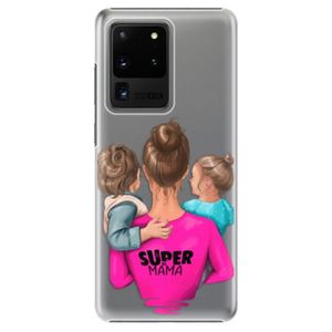 Plastové puzdro iSaprio - Super Mama - Boy and Girl - Samsung Galaxy S20 Ultra vyobraziť