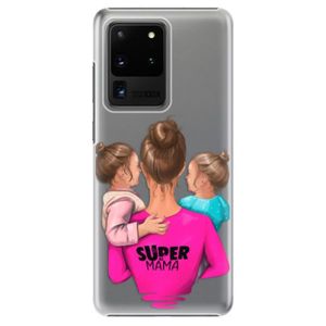 Plastové puzdro iSaprio - Super Mama - Two Girls - Samsung Galaxy S20 Ultra vyobraziť