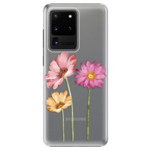 Plastové puzdro iSaprio - Three Flowers - Samsung Galaxy S20 Ultra vyobraziť