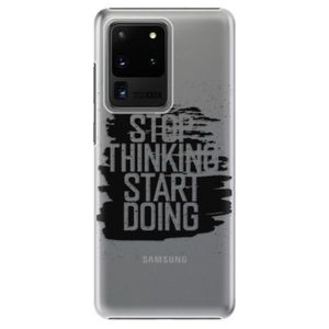 Plastové puzdro iSaprio - Start Doing - black - Samsung Galaxy S20 Ultra vyobraziť