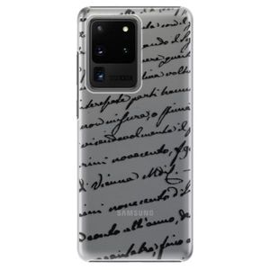 Plastové puzdro iSaprio - Handwriting 01 - black - Samsung Galaxy S20 Ultra vyobraziť