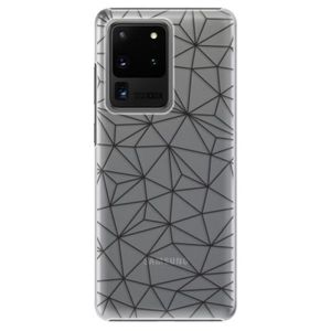 Plastové puzdro iSaprio - Abstract Triangles 03 - black - Samsung Galaxy S20 Ultra vyobraziť