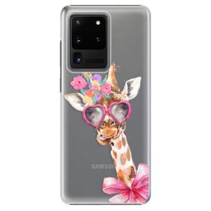 Plastové puzdro iSaprio - Lady Giraffe - Samsung Galaxy S20 Ultra vyobraziť