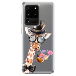 Plastové puzdro iSaprio - Sir Giraffe - Samsung Galaxy S20 Ultra vyobraziť