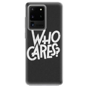 Plastové puzdro iSaprio - Who Cares - Samsung Galaxy S20 Ultra vyobraziť