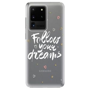 Plastové puzdro iSaprio - Follow Your Dreams - white - Samsung Galaxy S20 Ultra vyobraziť