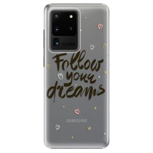 Plastové puzdro iSaprio - Follow Your Dreams - black - Samsung Galaxy S20 Ultra vyobraziť