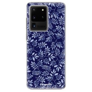 Plastové puzdro iSaprio - Blue Leaves 05 - Samsung Galaxy S20 Ultra vyobraziť