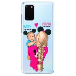 Plastové puzdro iSaprio - Mama Mouse Blonde and Boy - Samsung Galaxy S20+ vyobraziť