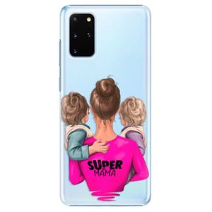 Plastové puzdro iSaprio - Super Mama - Two Boys - Samsung Galaxy S20+ vyobraziť