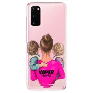 Plastové puzdro iSaprio - Super Mama - Two Boys - Samsung Galaxy S20 vyobraziť