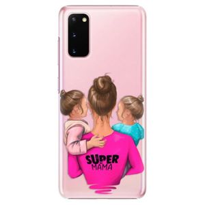 Plastové puzdro iSaprio - Super Mama - Two Girls - Samsung Galaxy S20 vyobraziť