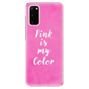 Plastové puzdro iSaprio - Pink is my color - Samsung Galaxy S20 vyobraziť