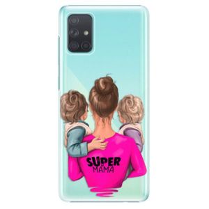 Plastové puzdro iSaprio - Super Mama - Two Boys - Samsung Galaxy A71 vyobraziť