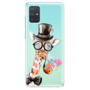 Plastové puzdro iSaprio - Sir Giraffe - Samsung Galaxy A71 vyobraziť