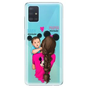 Plastové puzdro iSaprio - Mama Mouse Brunette and Boy - Samsung Galaxy A51 vyobraziť
