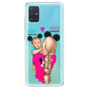 Plastové puzdro iSaprio - Mama Mouse Blonde and Boy - Samsung Galaxy A51 vyobraziť