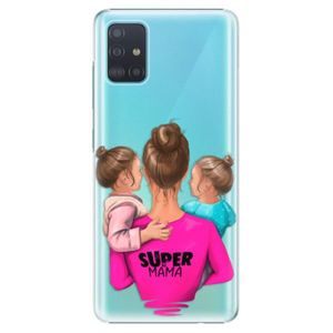 Plastové puzdro iSaprio - Super Mama - Two Girls - Samsung Galaxy A51 vyobraziť