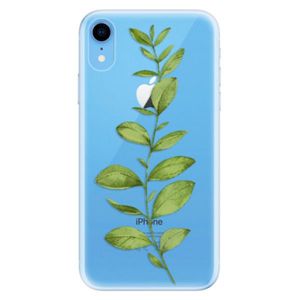 Odolné silikónové puzdro iSaprio - Green Plant 01 - iPhone XR vyobraziť