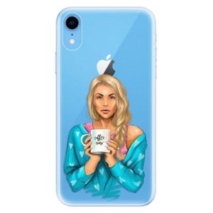 Odolné silikónové puzdro iSaprio - Coffe Now - Blond - iPhone XR vyobraziť