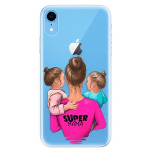 Odolné silikónové puzdro iSaprio - Super Mama - Two Girls - iPhone XR vyobraziť