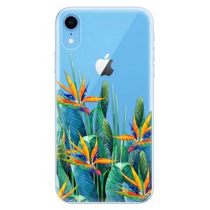 Odolné silikónové puzdro iSaprio - Exotic Flowers - iPhone XR vyobraziť