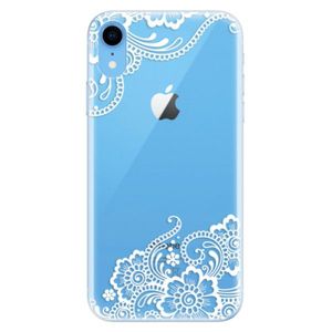 Odolné silikónové puzdro iSaprio - White Lace 02 - iPhone XR vyobraziť